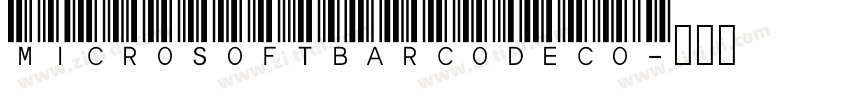 Microsoft BarCode Co字体转换